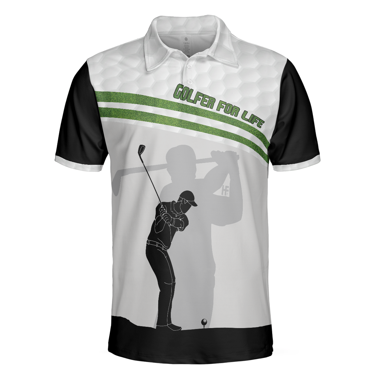 Golfer For Life Golf Polo Shirt, Golf Swing Shirt For Male Golfers, Best Golf Shirt For Hot Weather