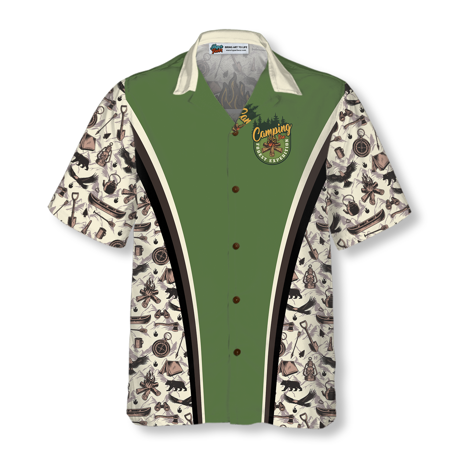 Keep Calm & Go Camping Hawaiian Shirt