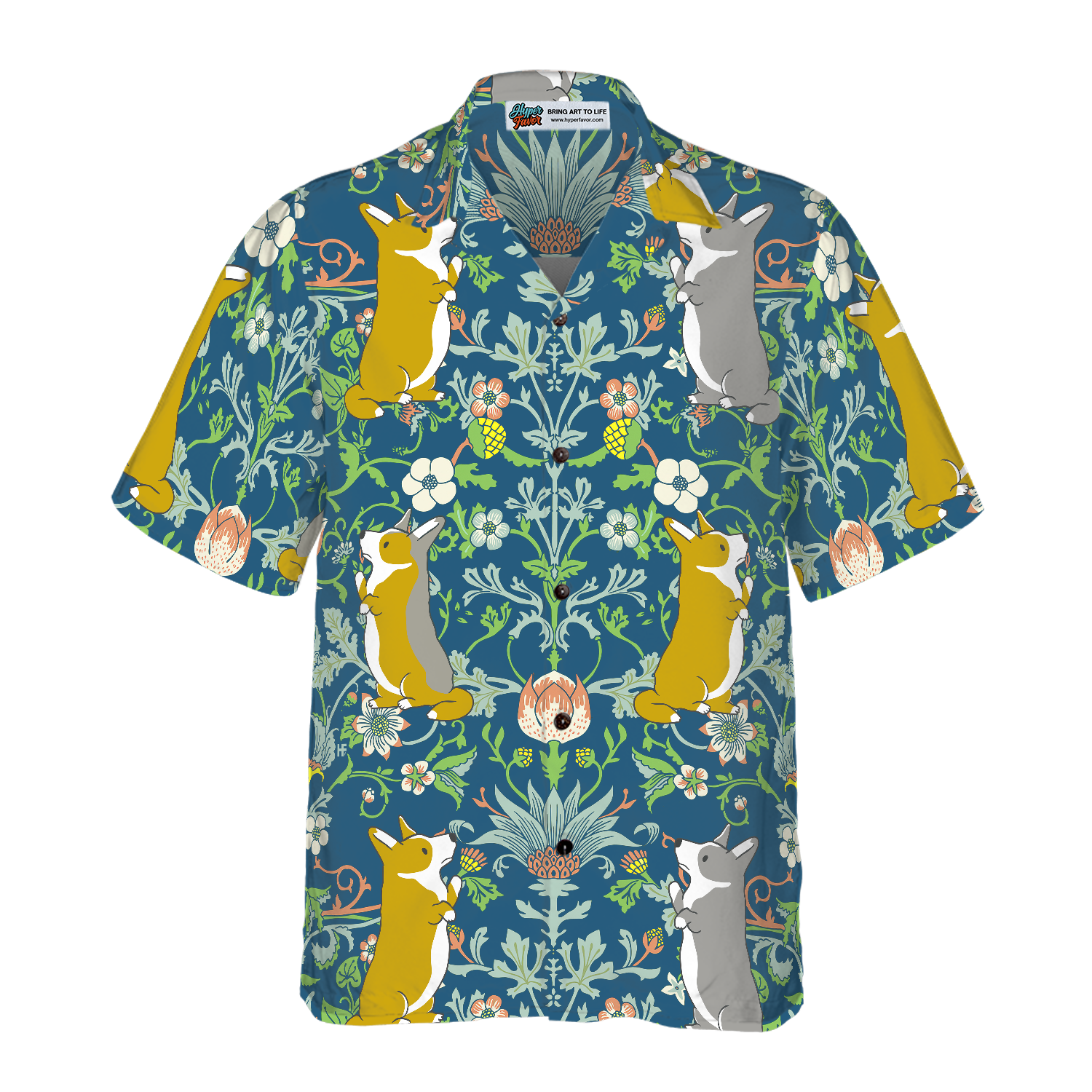 Corgi In The Magical Forest Corgi Hawaiian Shirt, Best Dog Shirt For Men And Women