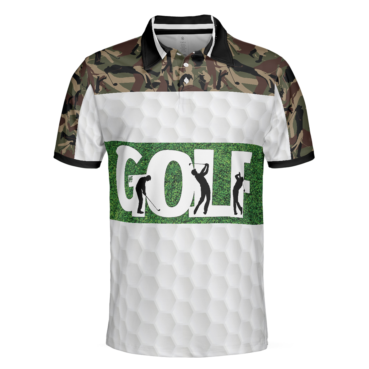 Weapon Of Grass Destruction Golf Polo Shirt, Smart Golf Shirt For Men