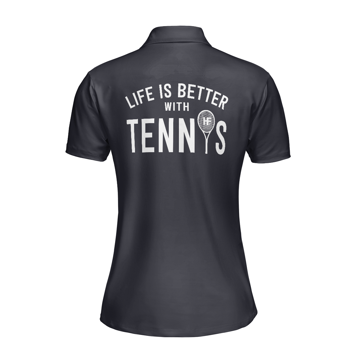 Tennis Life Shirt For Womens Short Sleeve Women Polo Shirt