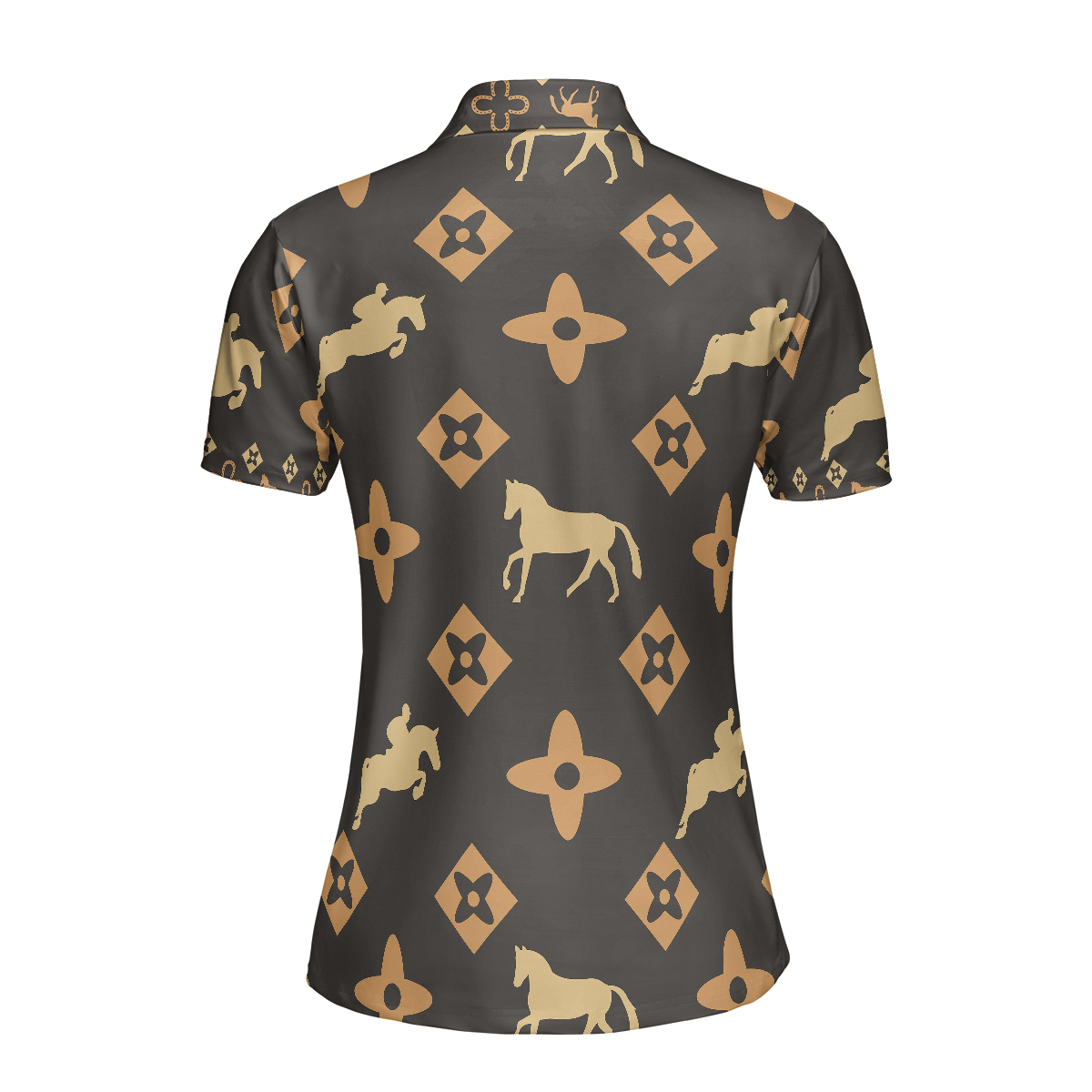 Women's Riding Polo Equestrian Short Sleeve Women Polo Shirt