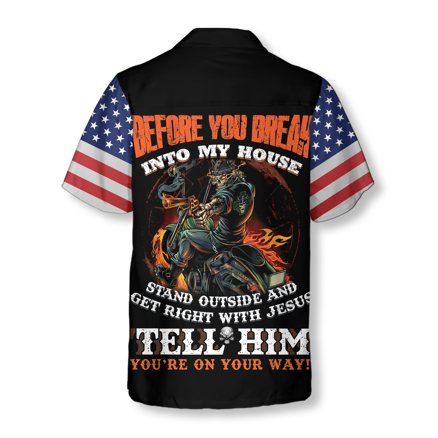 Gun And God Shirt For Men Hawaiian Shirt