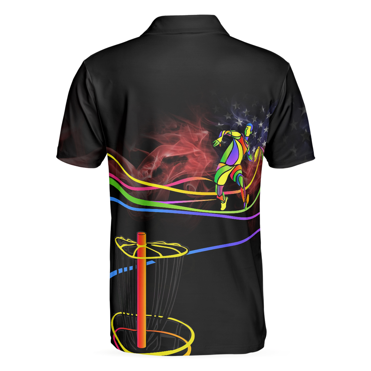 Disc Golf Is My Life V1 Polo Shirt, Colorful Disc Golf Shirt Design For Male, Best Disc Golf Attire