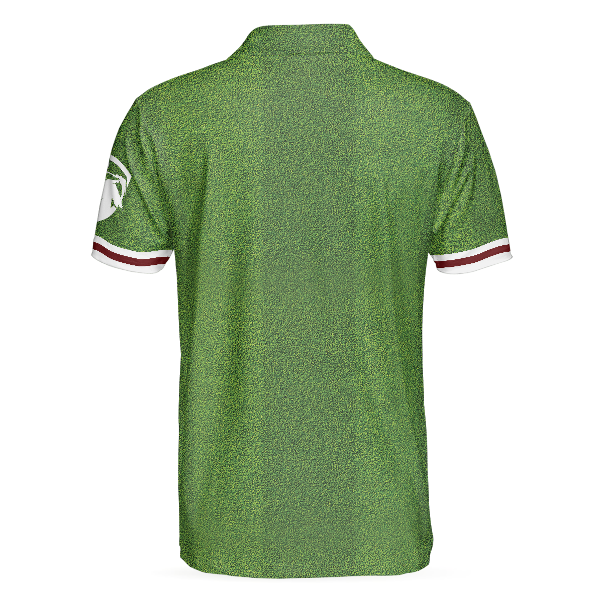 White And Green Men Golfer Golf Polo Shirt, Unique Golf Shirt For Men, Cool Gift For Golfers