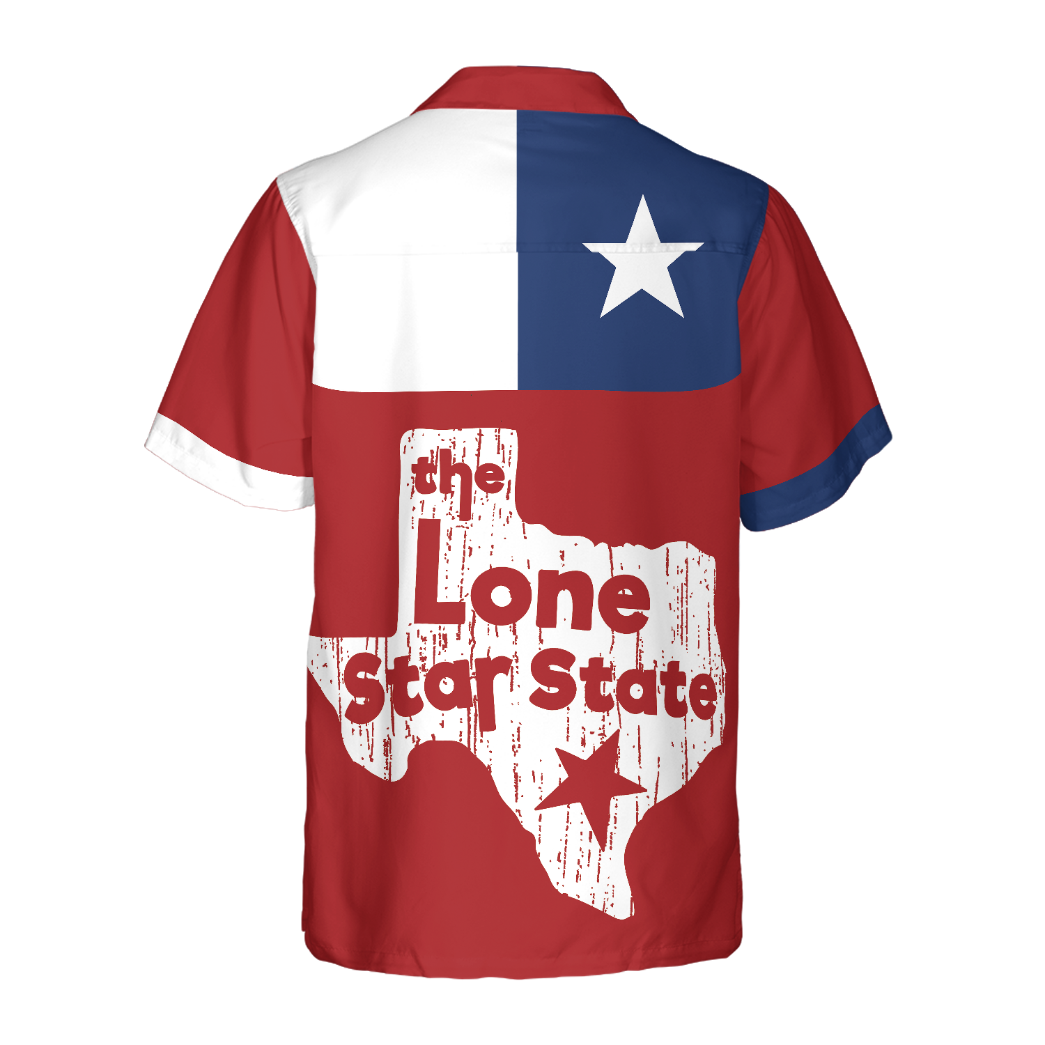 Texas Longhorns Hawaiian Shirt, The Lone Star State Of Texas Flag Shirt, Texas Home Shirt For Men
