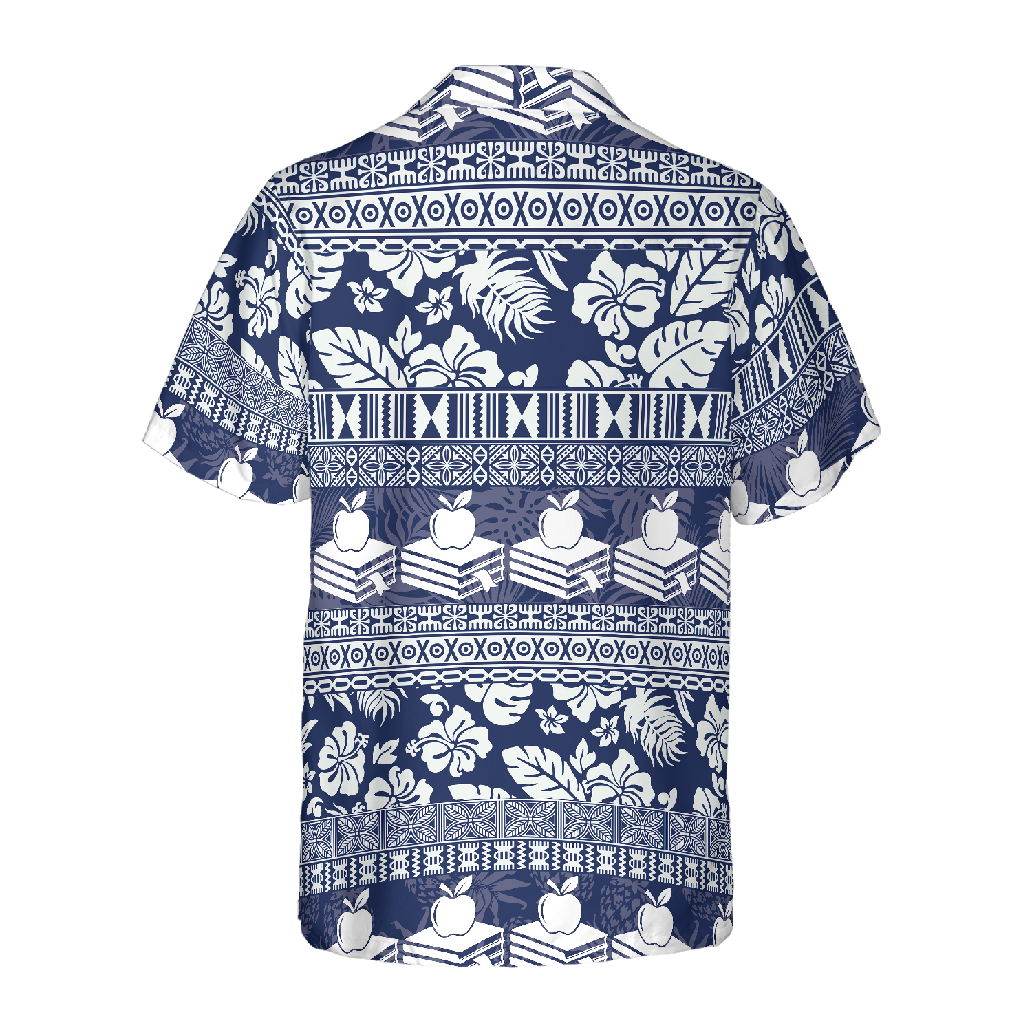Teacher Hibiscus Leaves Pattern Teacher Hawaiian Shirt, Stylish Teacher Shirt, Best Gift For Teachers