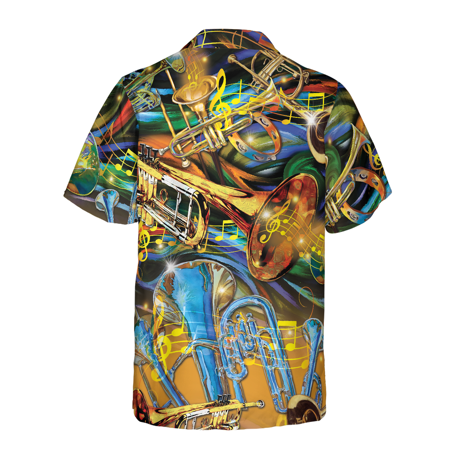 Unisex Saxophone Hawaiian Shirt