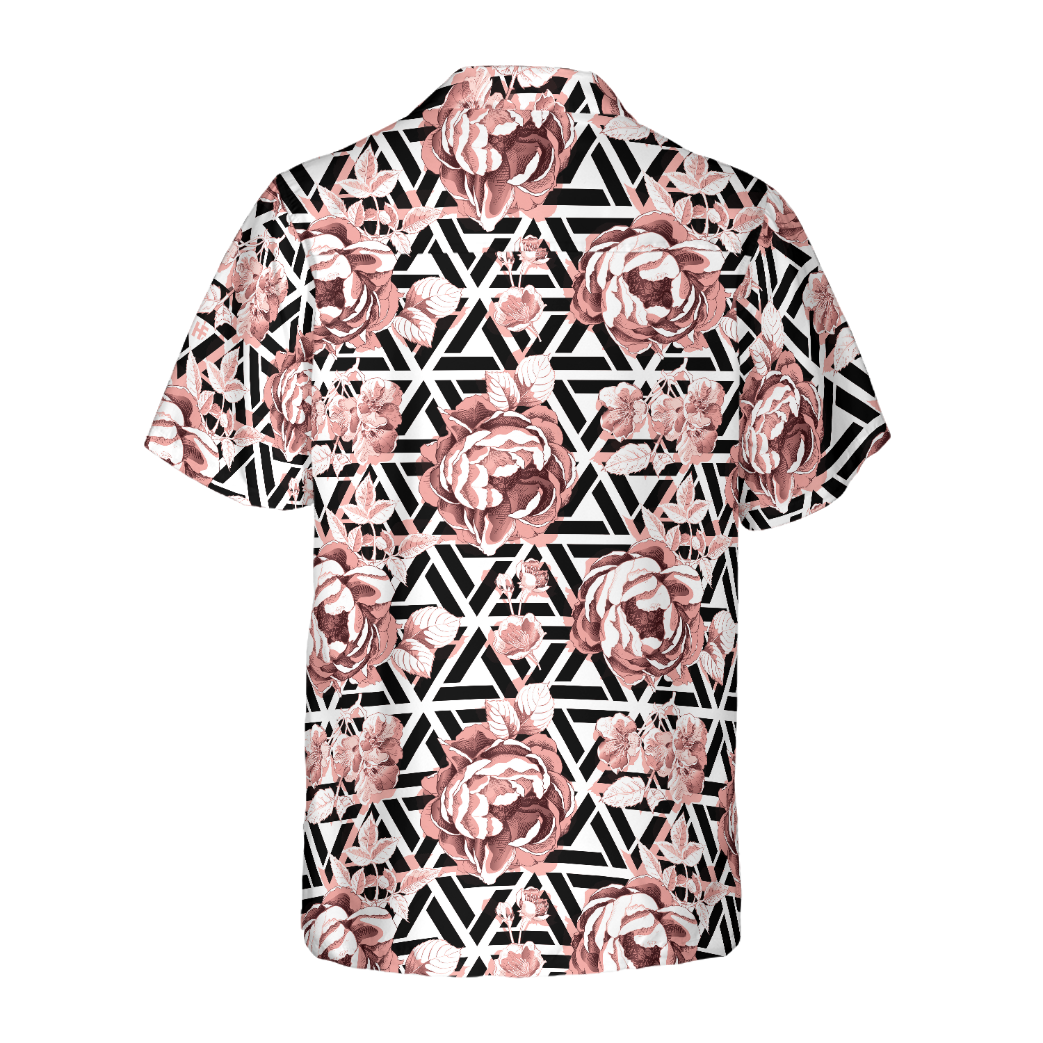 Rose Gold Flowers Hawaiian Shirt