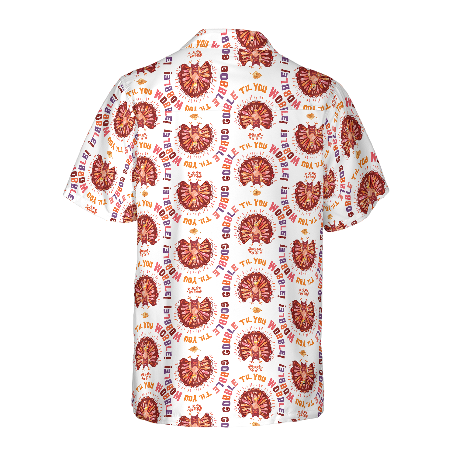 Thanksgiving Turkey Gobble Hawaiian Shirt