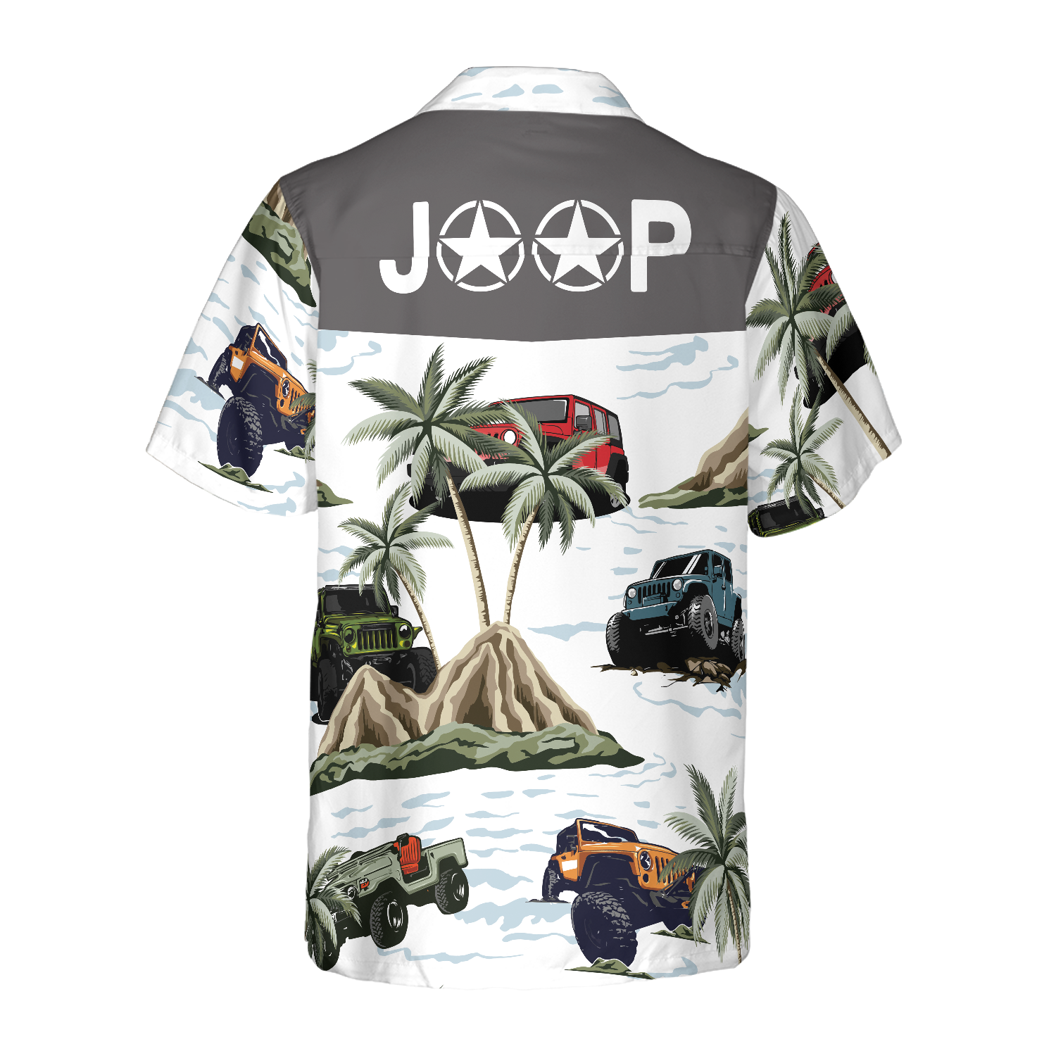 Jeep Car Palm Tree Hawaiian Shirt