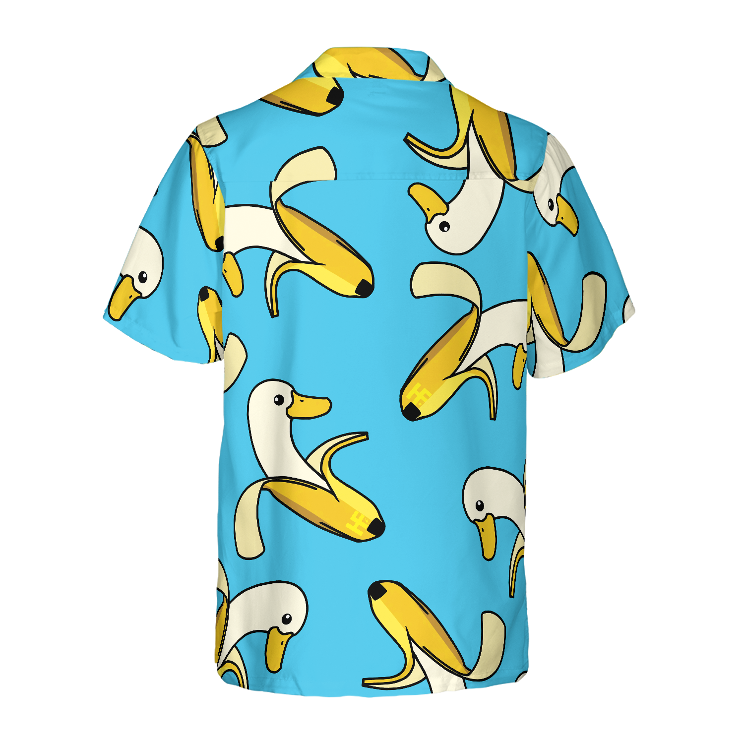 Funny Cute Banana Duck Hawaiian Shirt