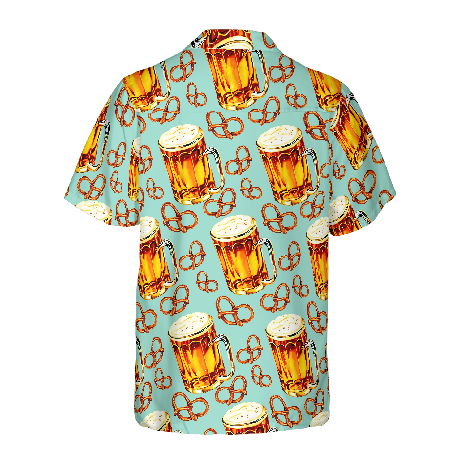 Beer & Pretzel Shirt For Men Hawaiian Shirt