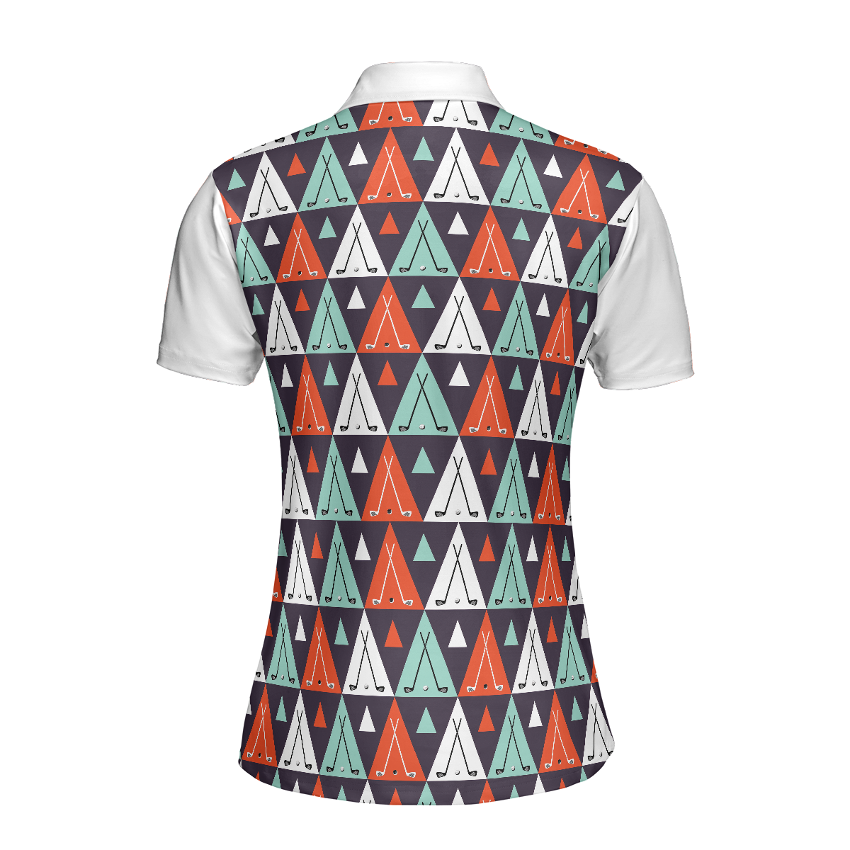 Golf Life In Ethnic Style Short Sleeve Women Polo Shirt