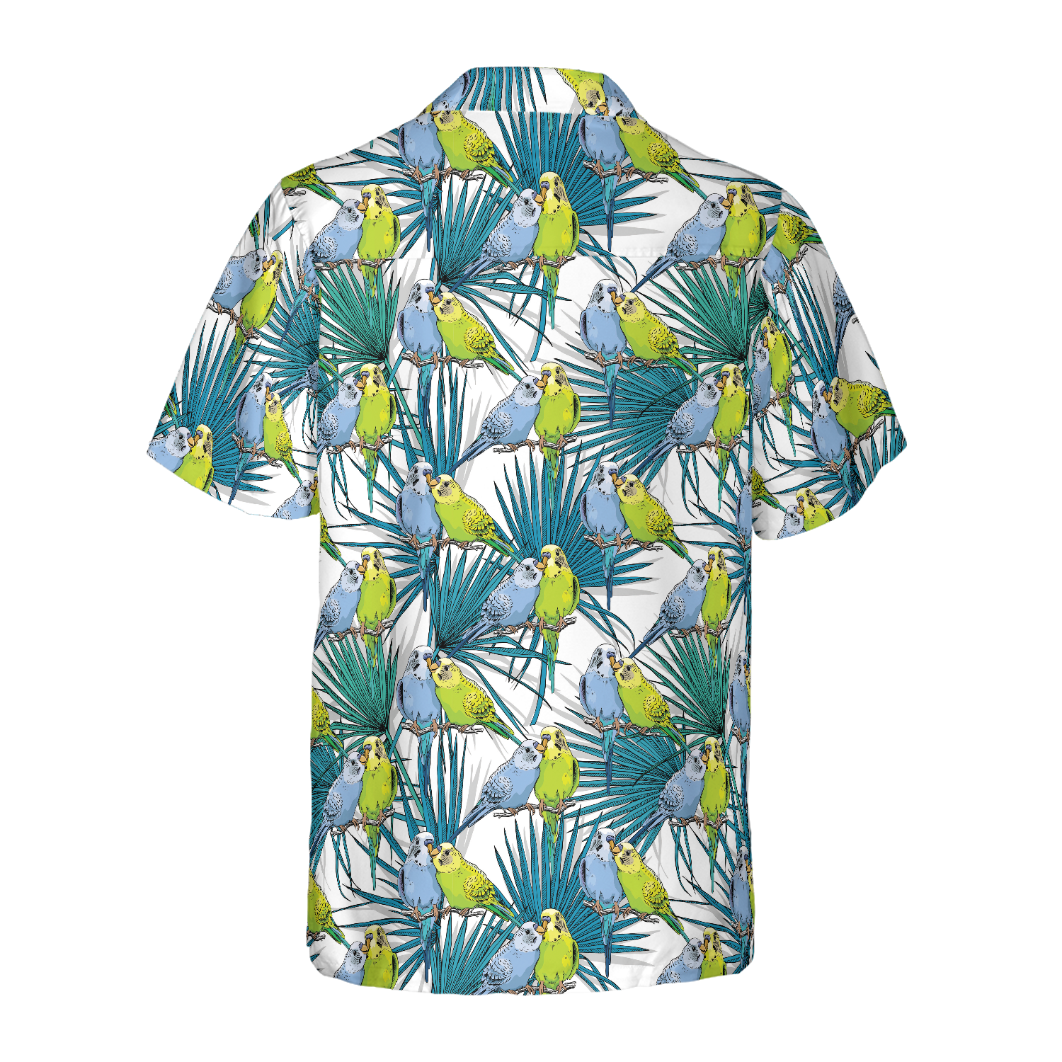 Little Green Parrot Shirt For Men Hawaiian Shirt