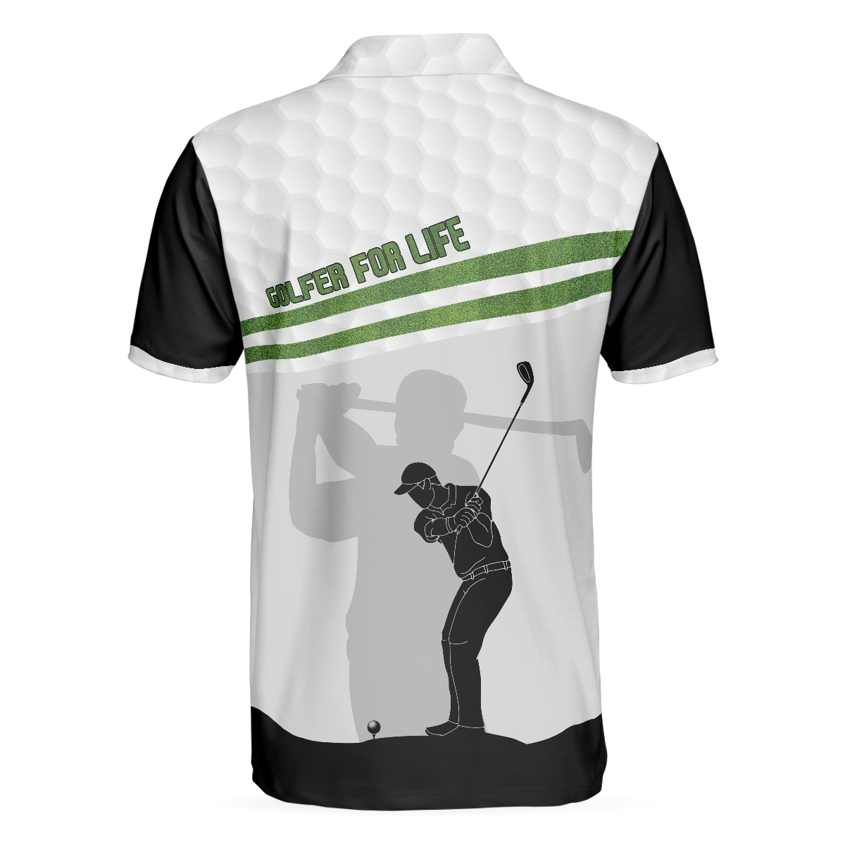 Golfer For Life Golf Polo Shirt, Golf Swing Shirt For Male Golfers, Best Golf Shirt For Hot Weather