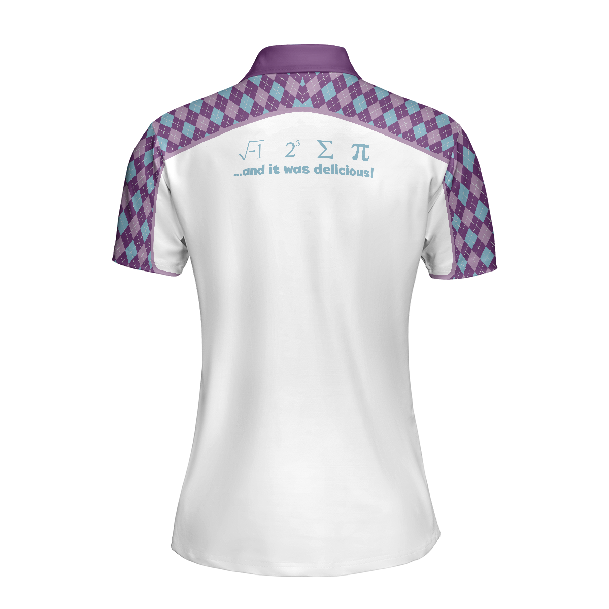 I Ate Some Pie Teacher Short Sleeve Women Polo Shirt, Funny Math Teacher Shirt
