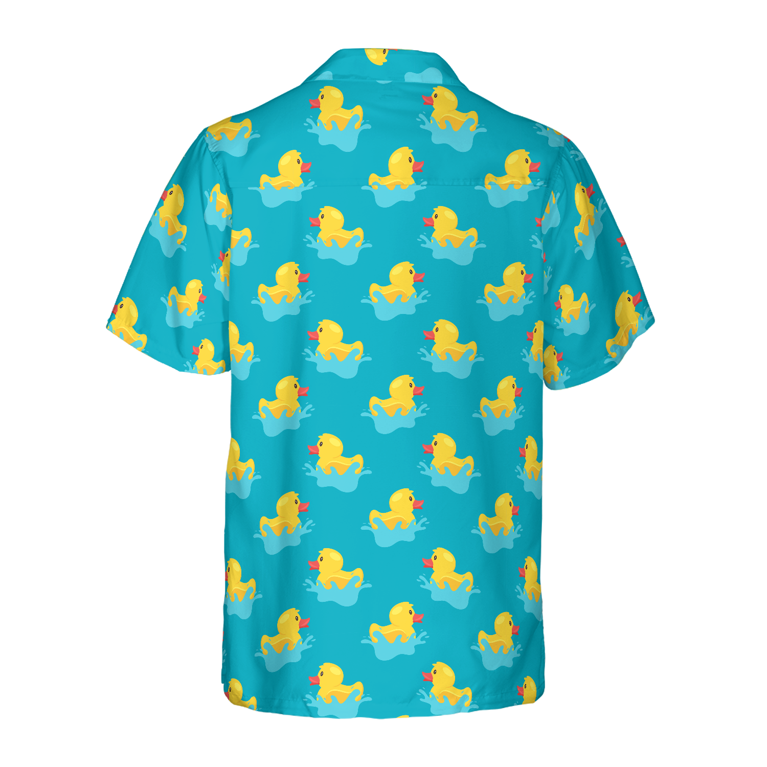 Little Duck Playing With Water Hawaiian Shirt
