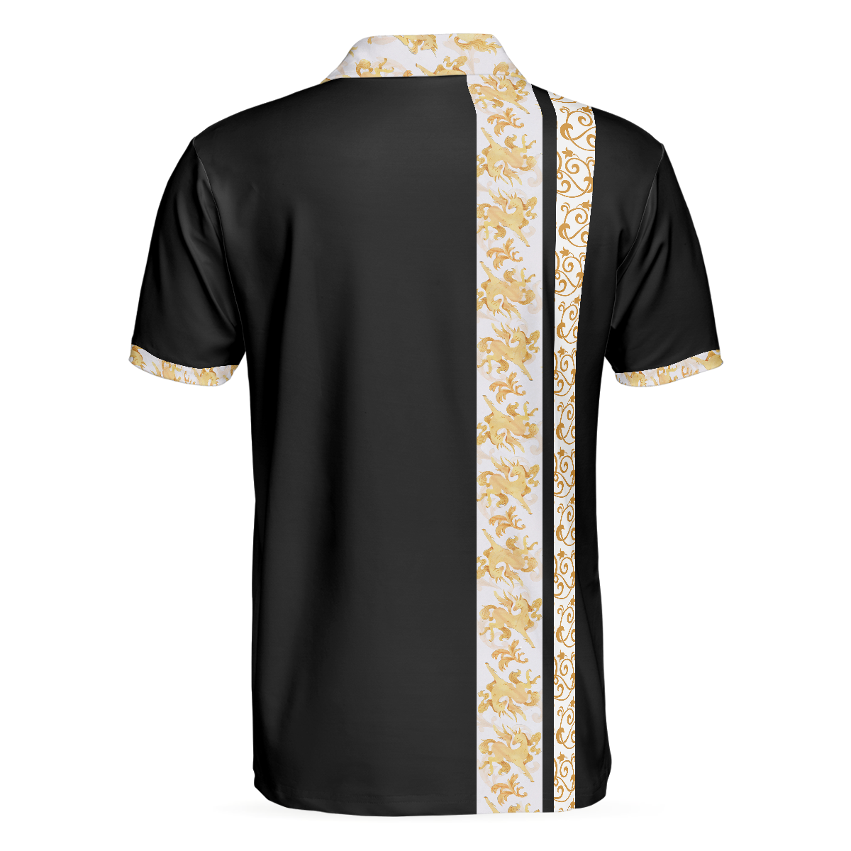 The Golf Father Polo Shirt, Black Timeless Golfing Shirt For Male Players, Best Golf Gift