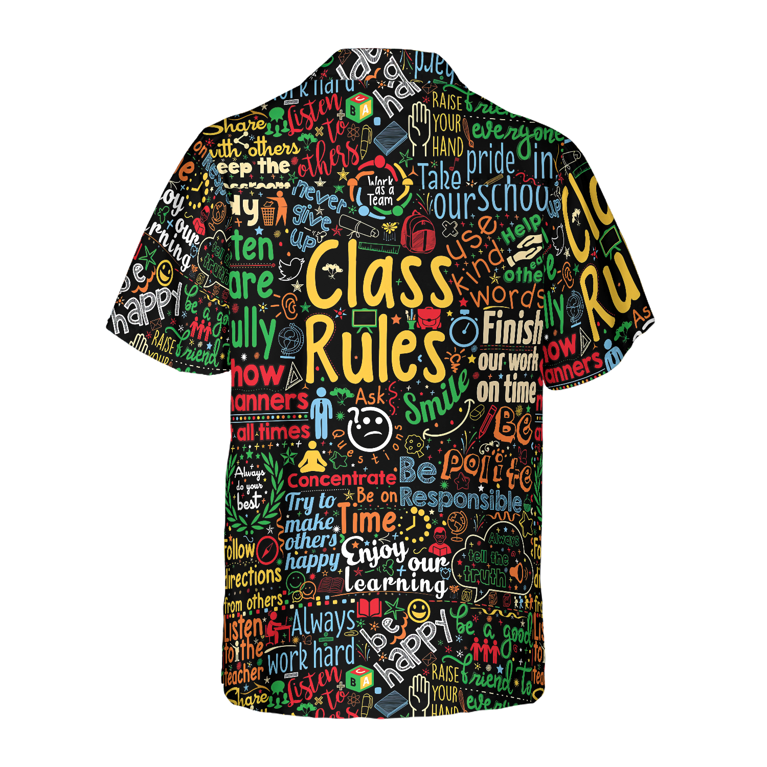 Class Rules Teacher Hawaiian Shirt, Teacher Shirt for Men And Women, Best Gift For Teachers
