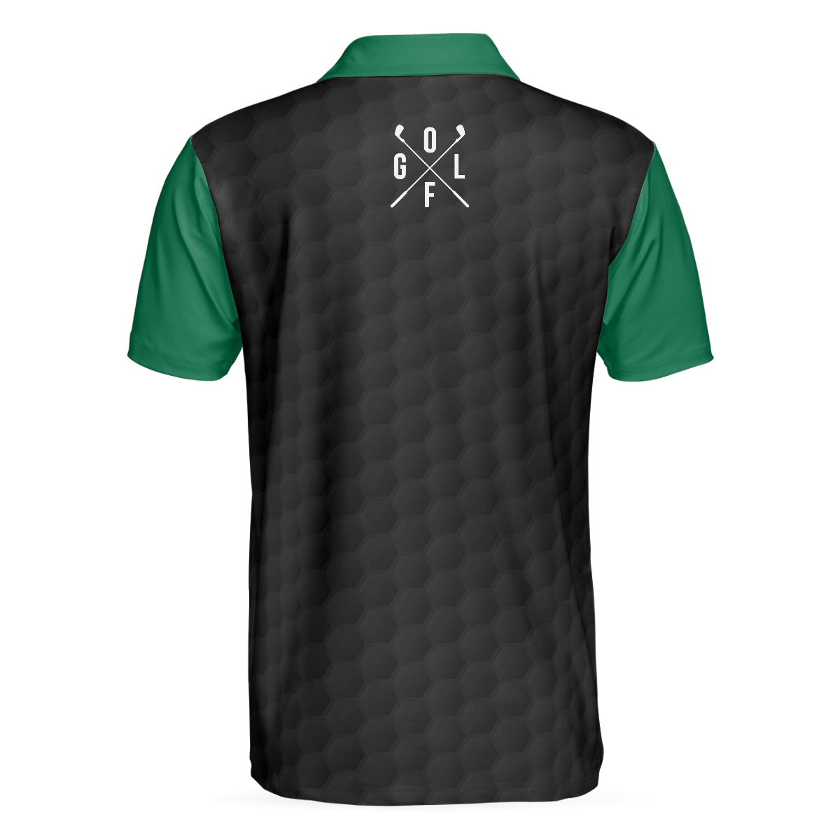 Just Tap In It! Golf Polo Shirt, Funny Black And Green Golf Shirt For Men