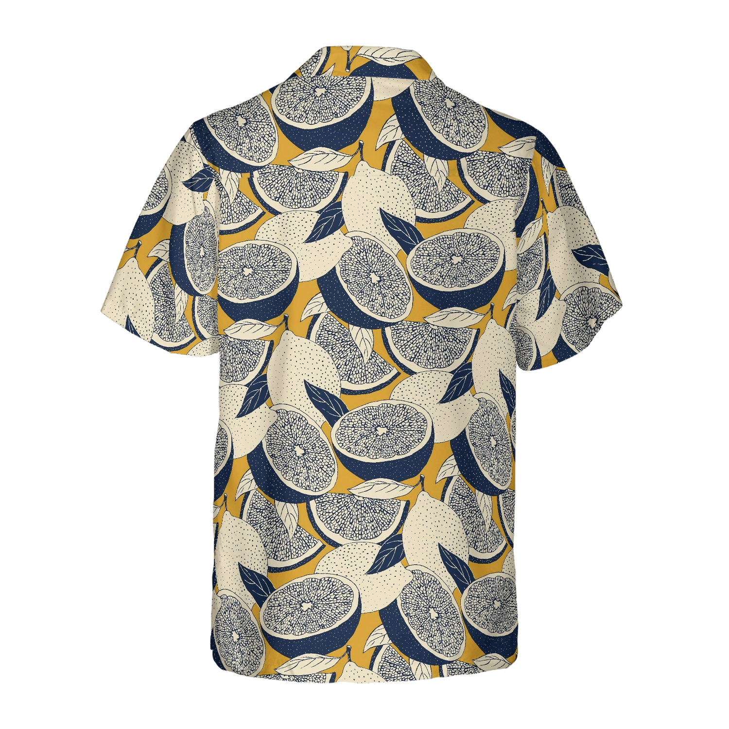 Summer Lemon Vintage Style Hawaiian Shirt