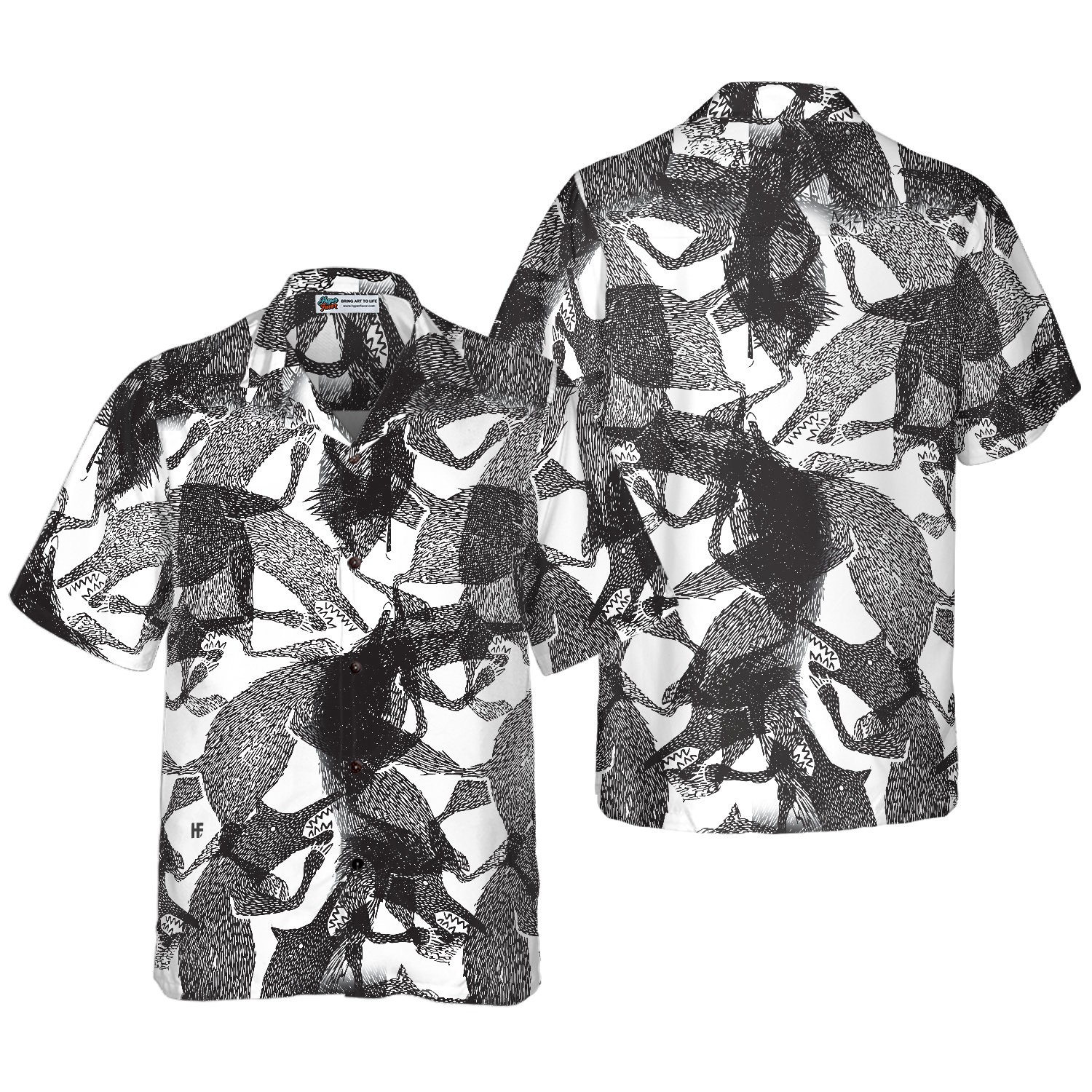 Big Bad Wolf Hawaiian Shirt