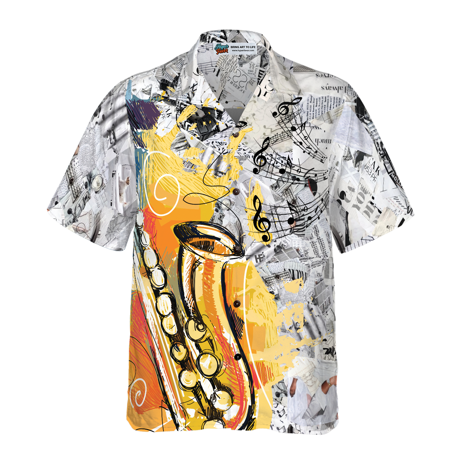 Play With Music Saxophone Shirt Hawaiian Shirt