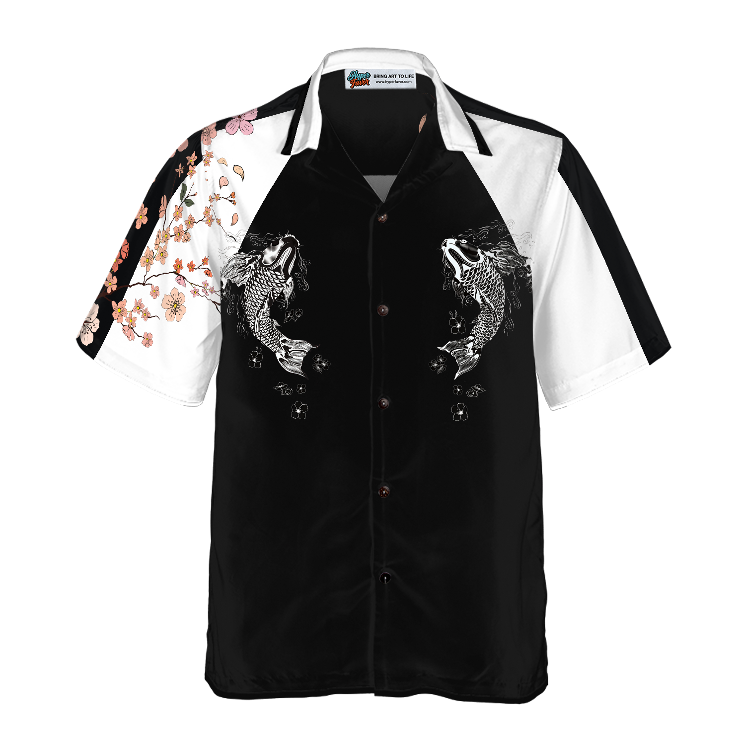 Sukajan Style Koi Fish Hawaiian Shirt