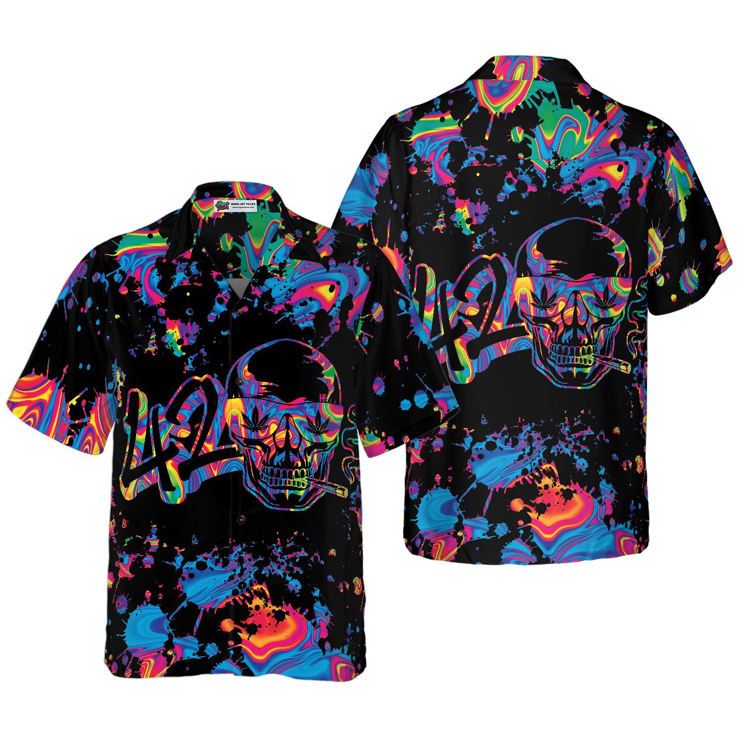Marijuana 420 Vibes Hawaiian Shirt