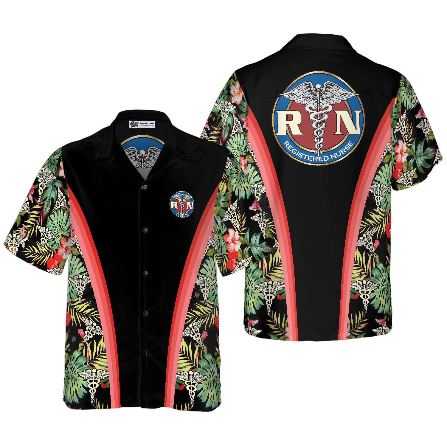 Nurse Tropical Custom Hawaiian Shirt