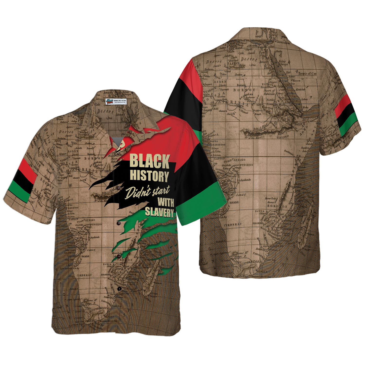 Black History Didn't Start With Slavery Hawaiian Shirt