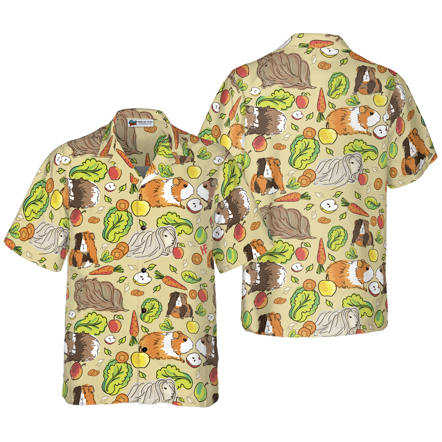 Cute Guinea Pig Shirt For Men Hawaiian Shirt
