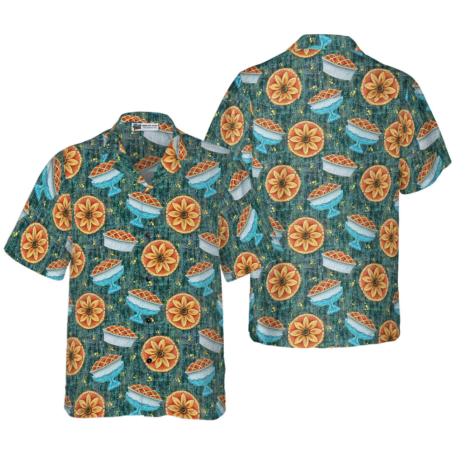 Thanksgiving Autumn Pie Hawaiian Shirt