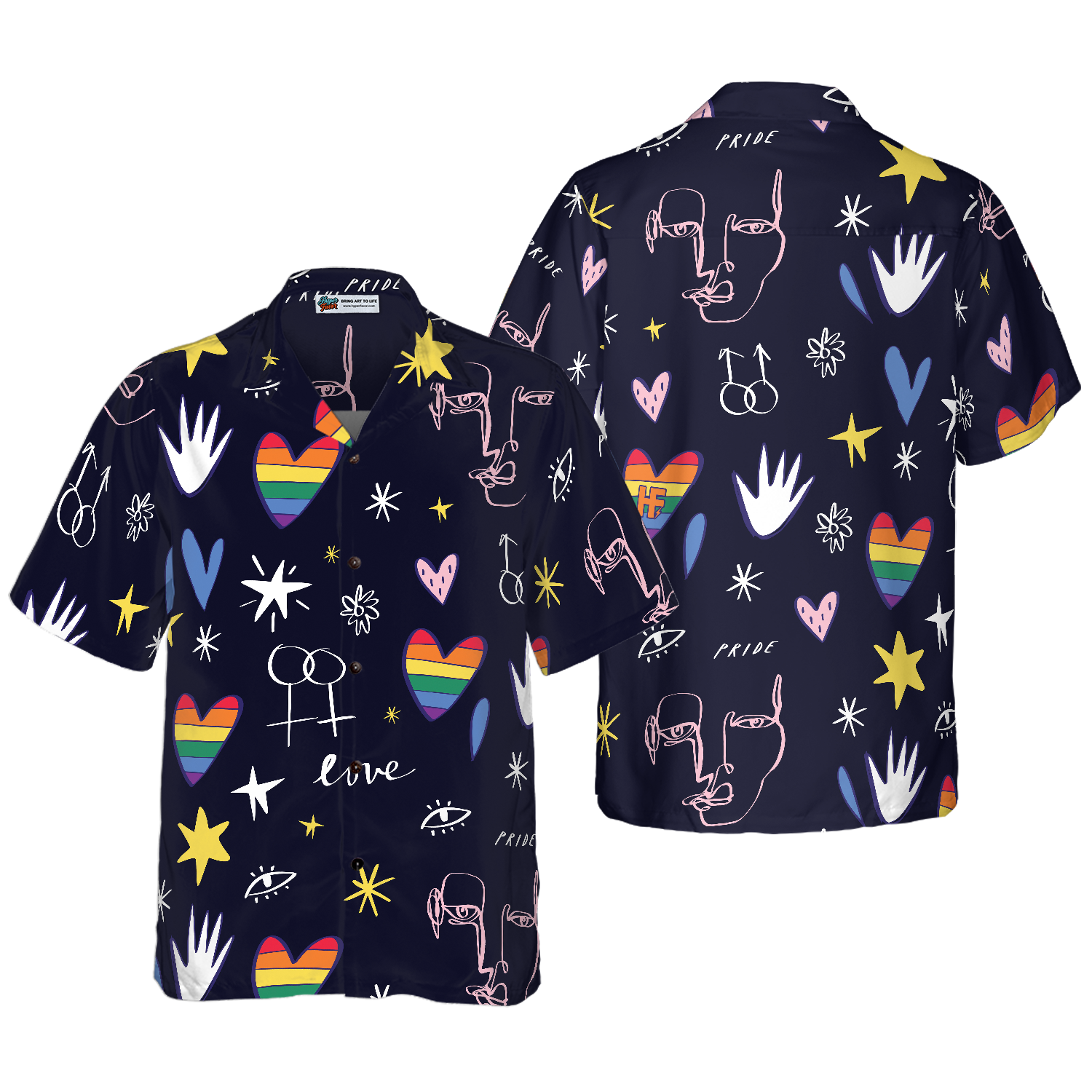 Happy LGBT Hawaiian Shirt