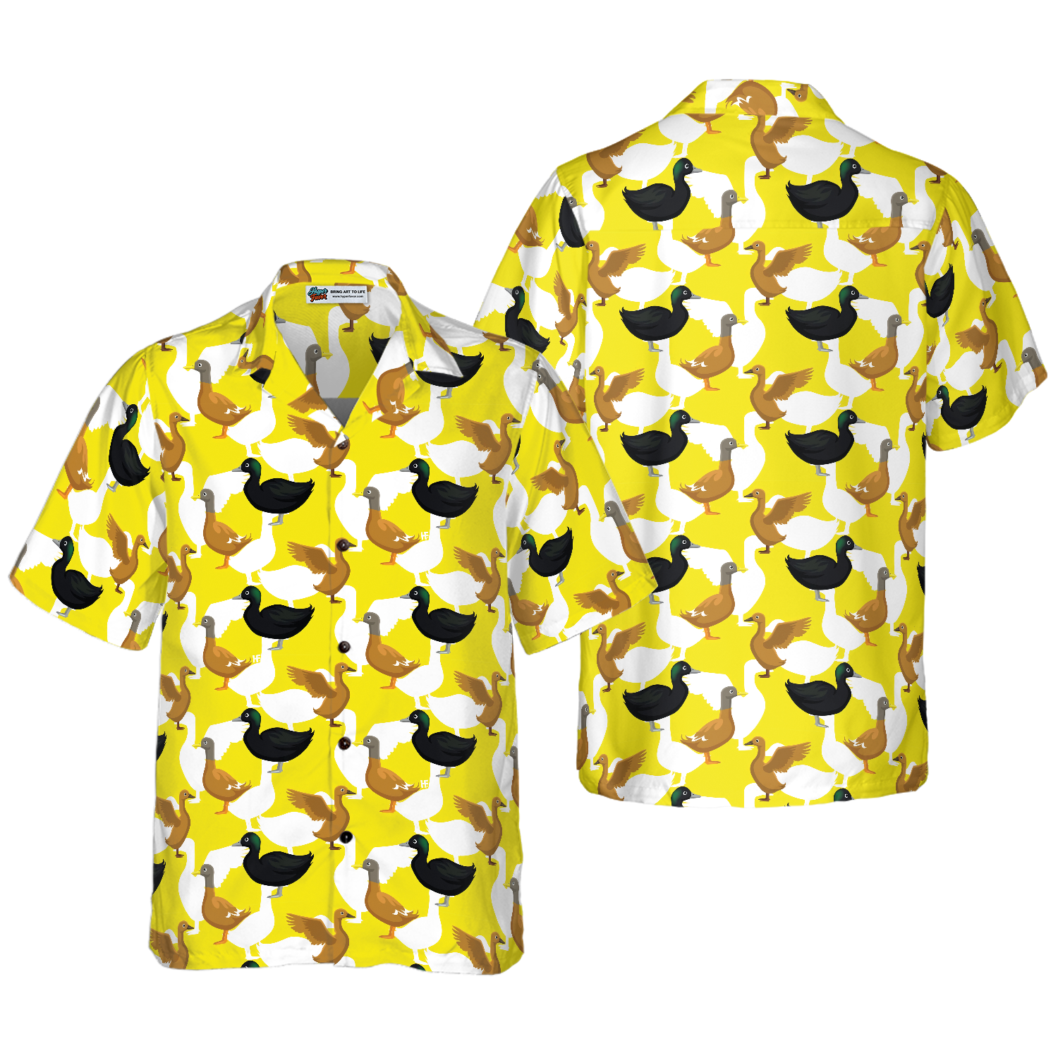 Ducks On The Farm Hawaiian Shirt