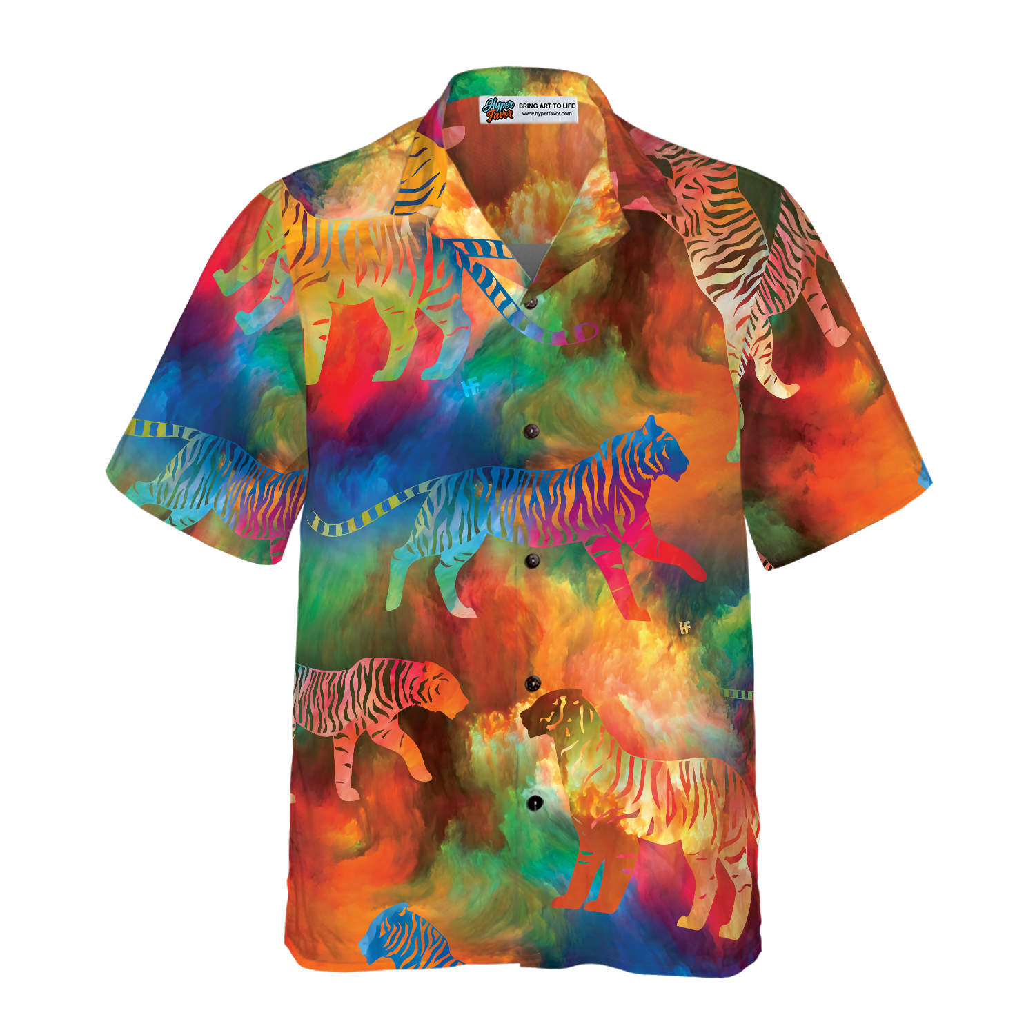 Vortex Paradise Tiger Shirt Hawaiian Shirt
