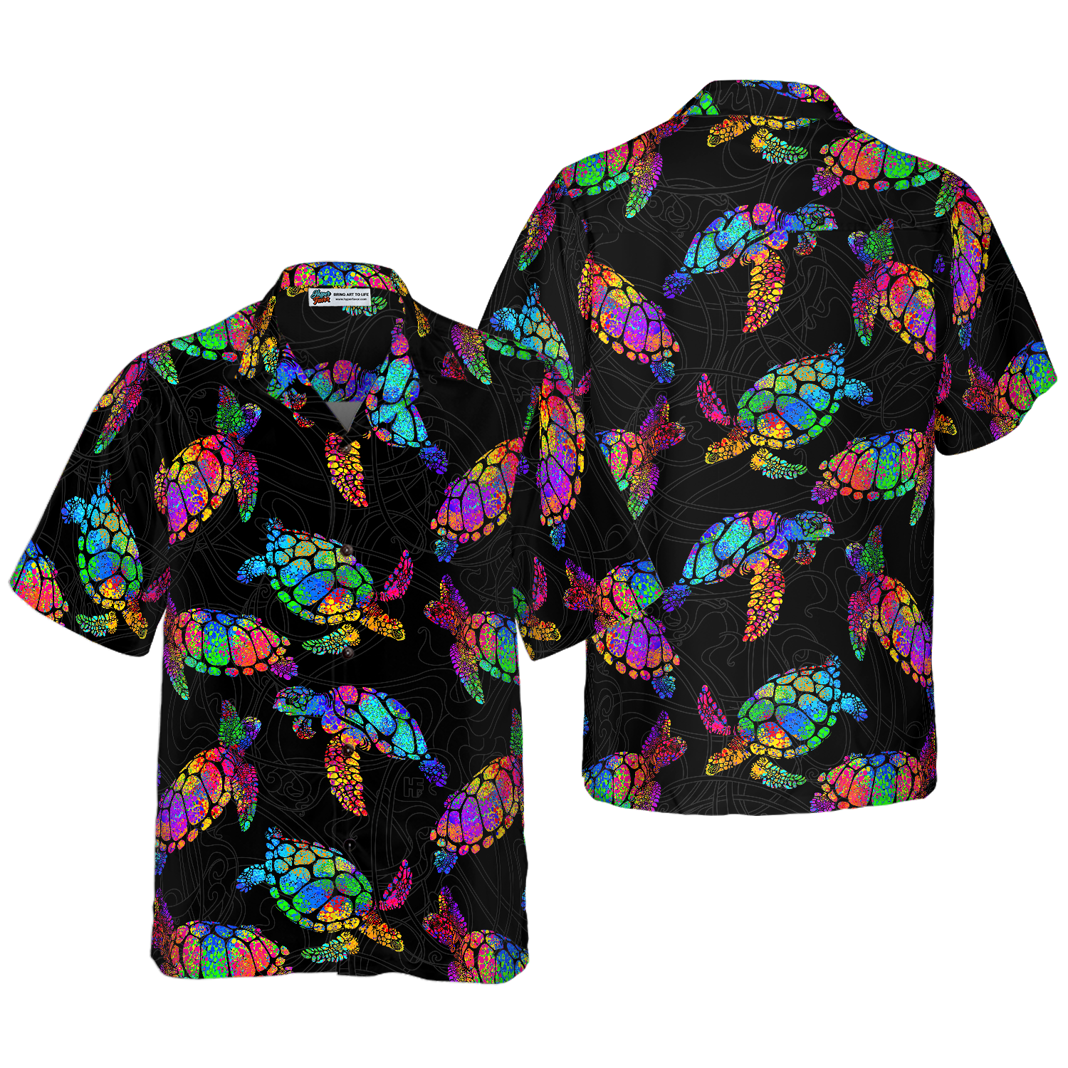 Boho Style Sea turtle Hawaiian Shirt