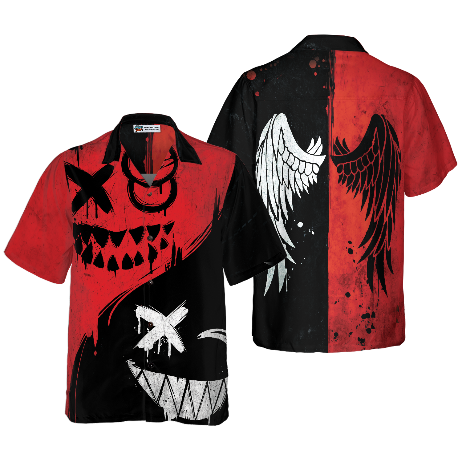 Halloween Evil Smile Hawaiian Shirt