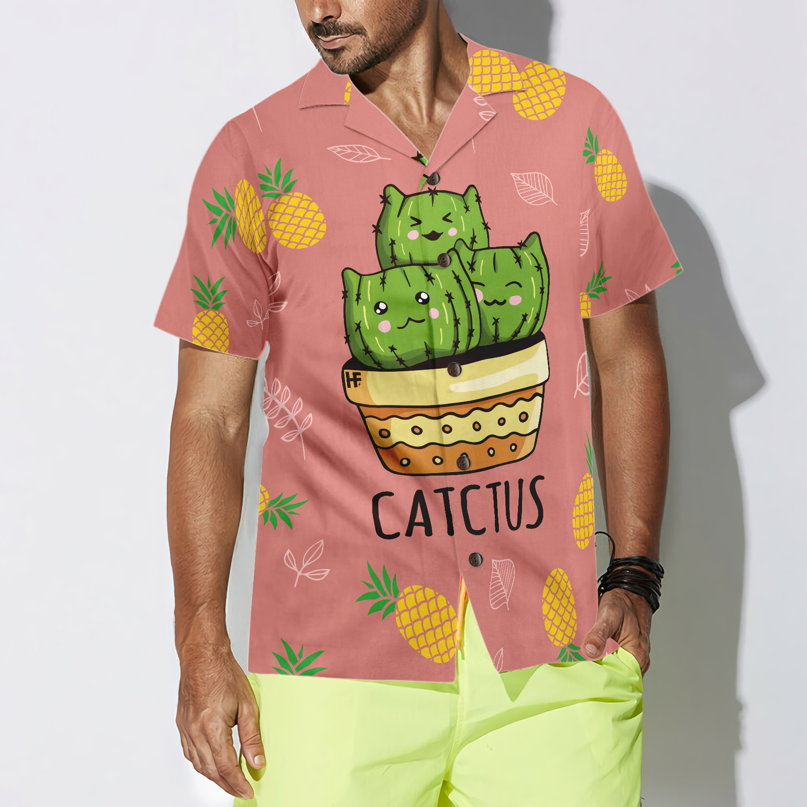 Cactus & Pineapple Hawaiian Shirt