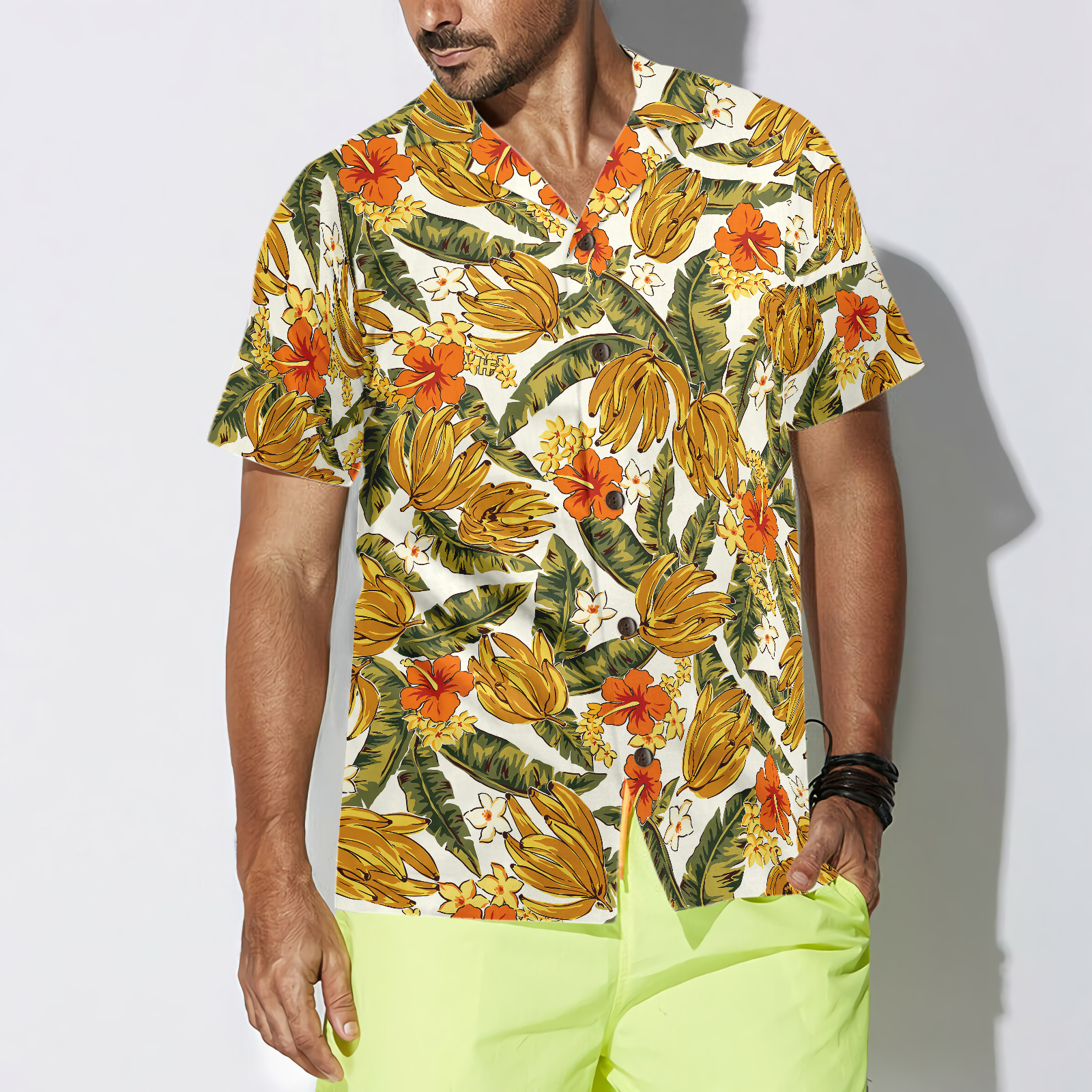 Tropical Banana Plant Hawaiian Shirt