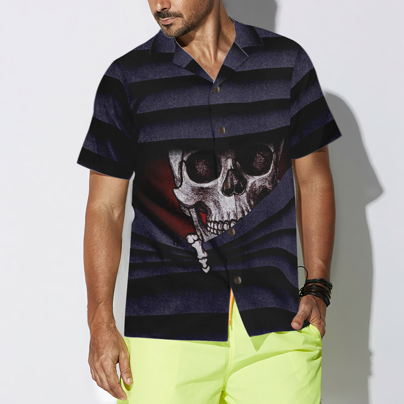 Say Hello To Devil Halloween Shirt Hawaiian Shirt