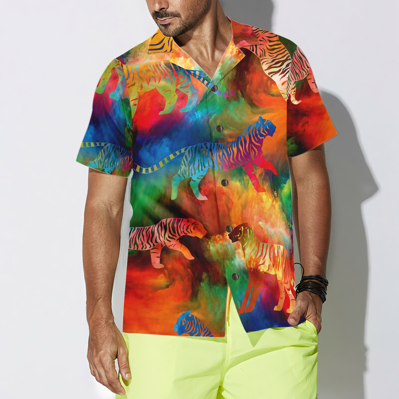 Vortex Paradise Tiger Shirt Hawaiian Shirt