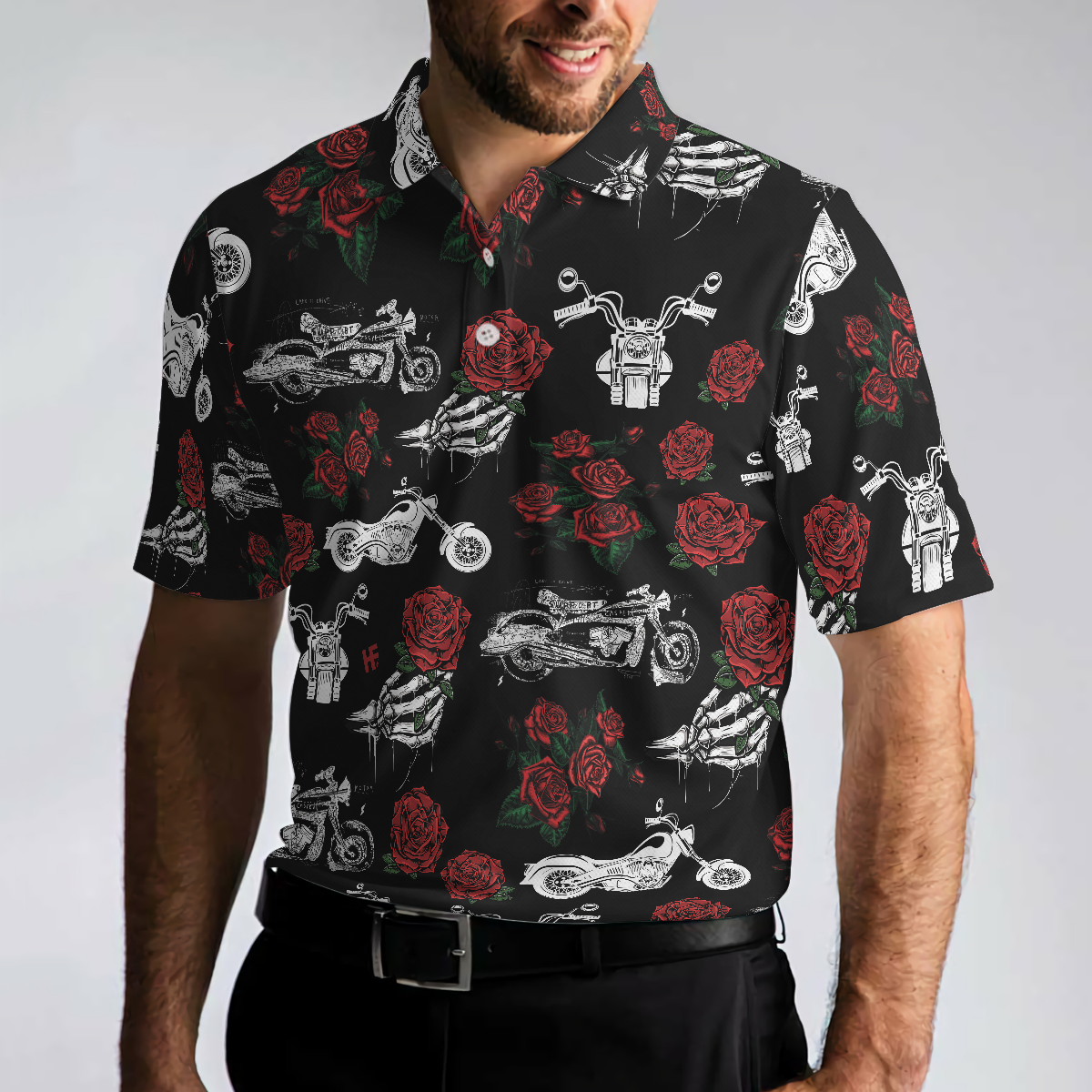 Live Love Motorbike Polo Shirt