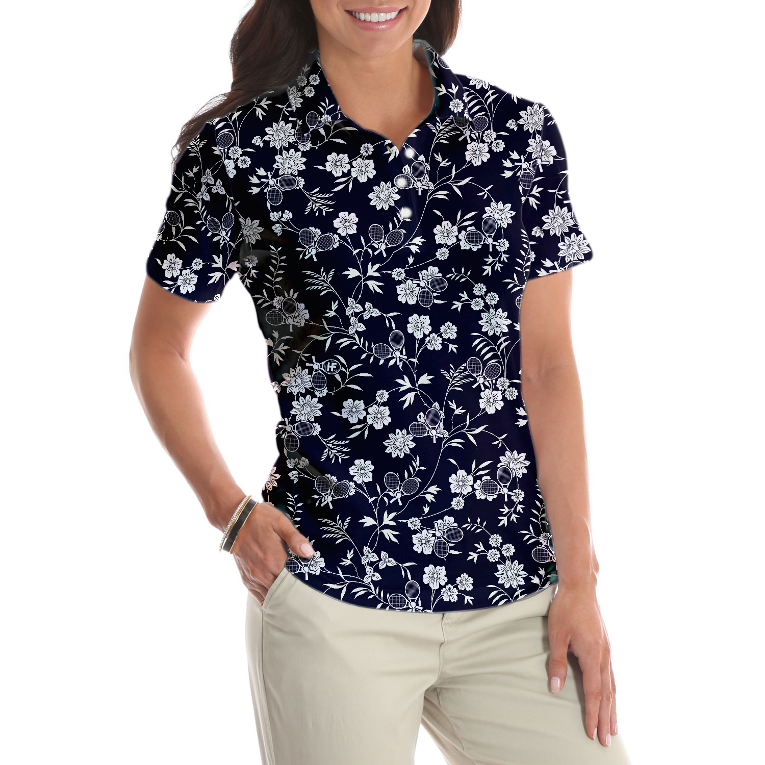 Elegant Tennis Polo Shirt For Women Short Sleeve Women Polo Shirt