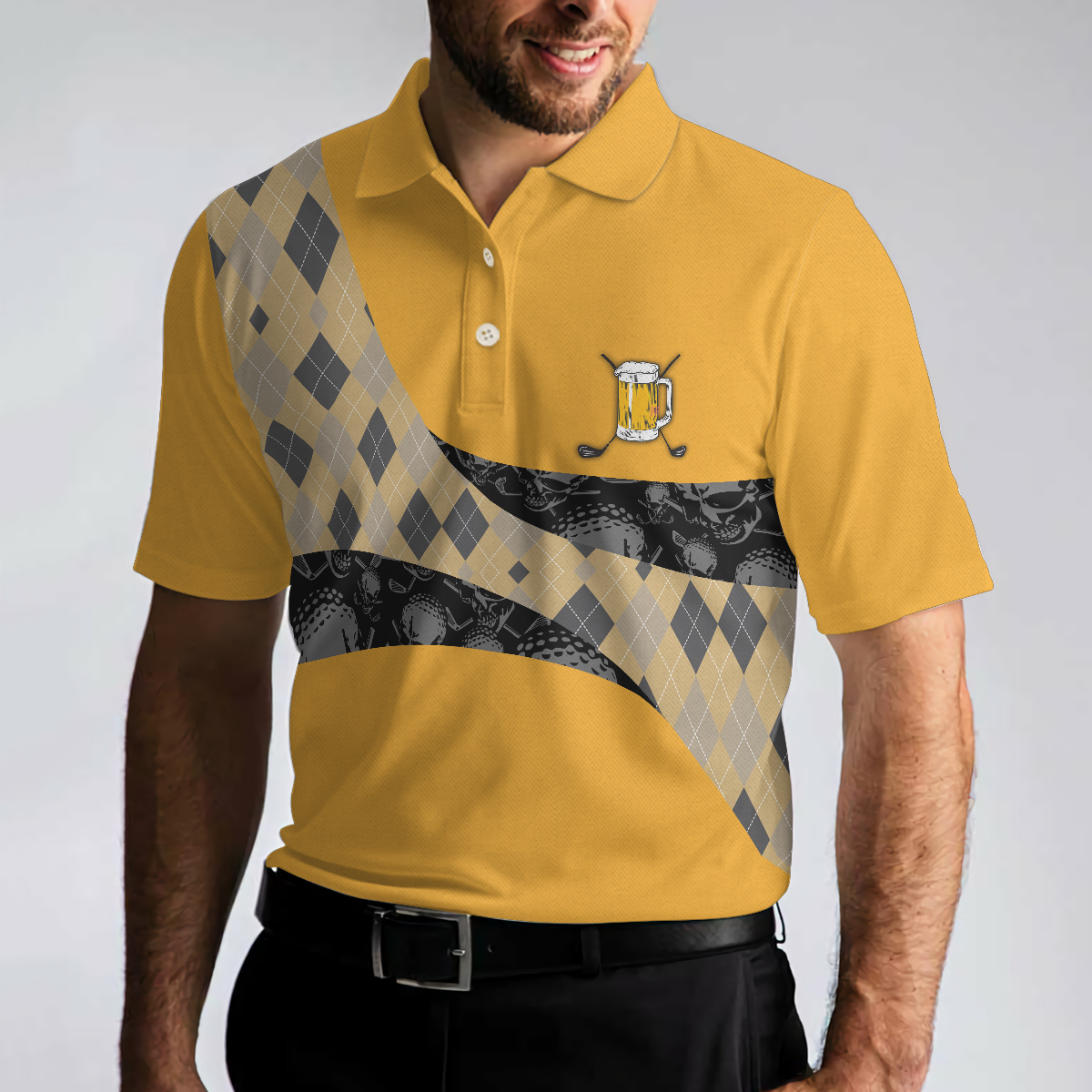 There Is Nothing A Beer And Golf Can't Fix Polo Shirt