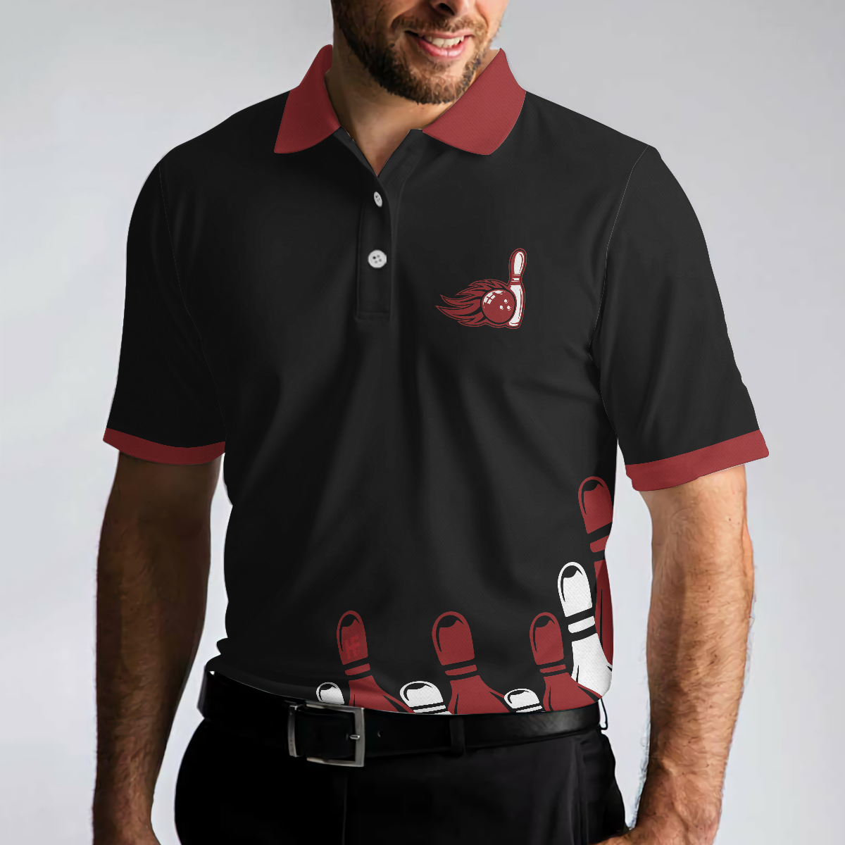 Your Ball Will Be Right Back Polo Shirt, Tenpin Bowling Shirt For Men With Sayings, Bowling Gift Idea
