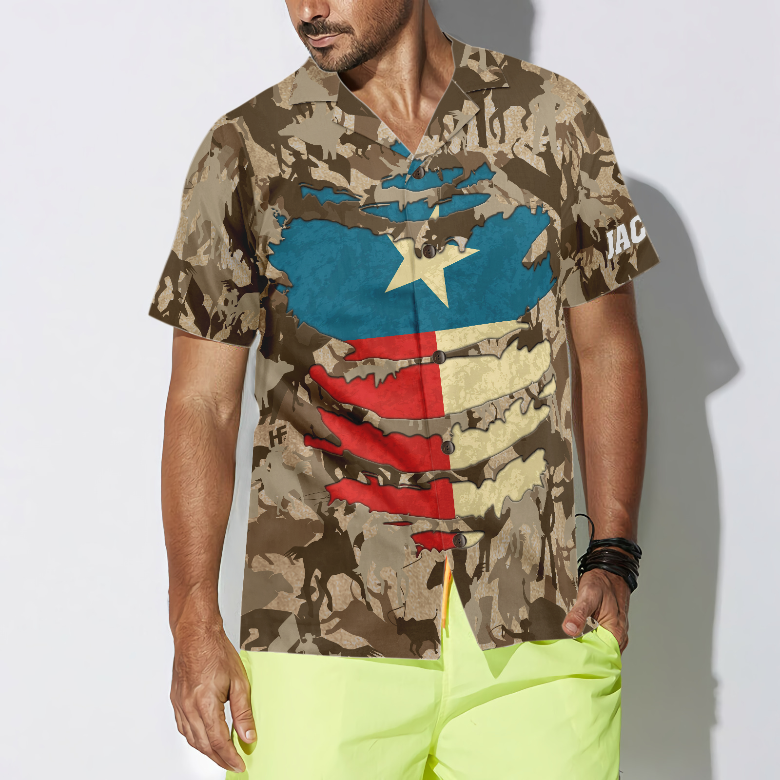 Proud To Be A Texan Texas Custom Hawaiian Shirt, Unique Texas Shirt For Texas Lovers