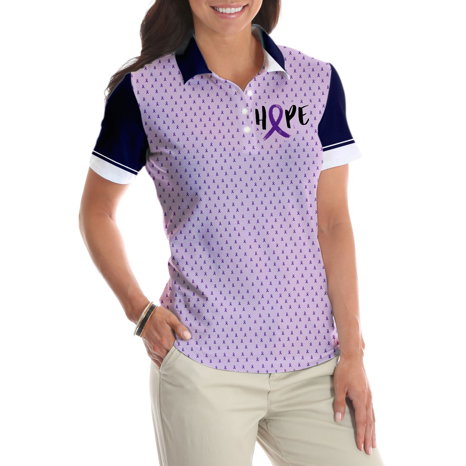Epilepsy You Picked The Wrong Girl Short Sleeve Women Polo Shirt, Epilepsy Awareness Shirt For Ladies, Cool Epilepsy Support Gift