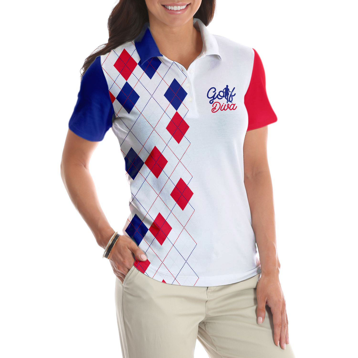 Golf Diva Short Sleeve Women Polo Shirt